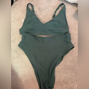 Green Aerie Bikini High Waisted